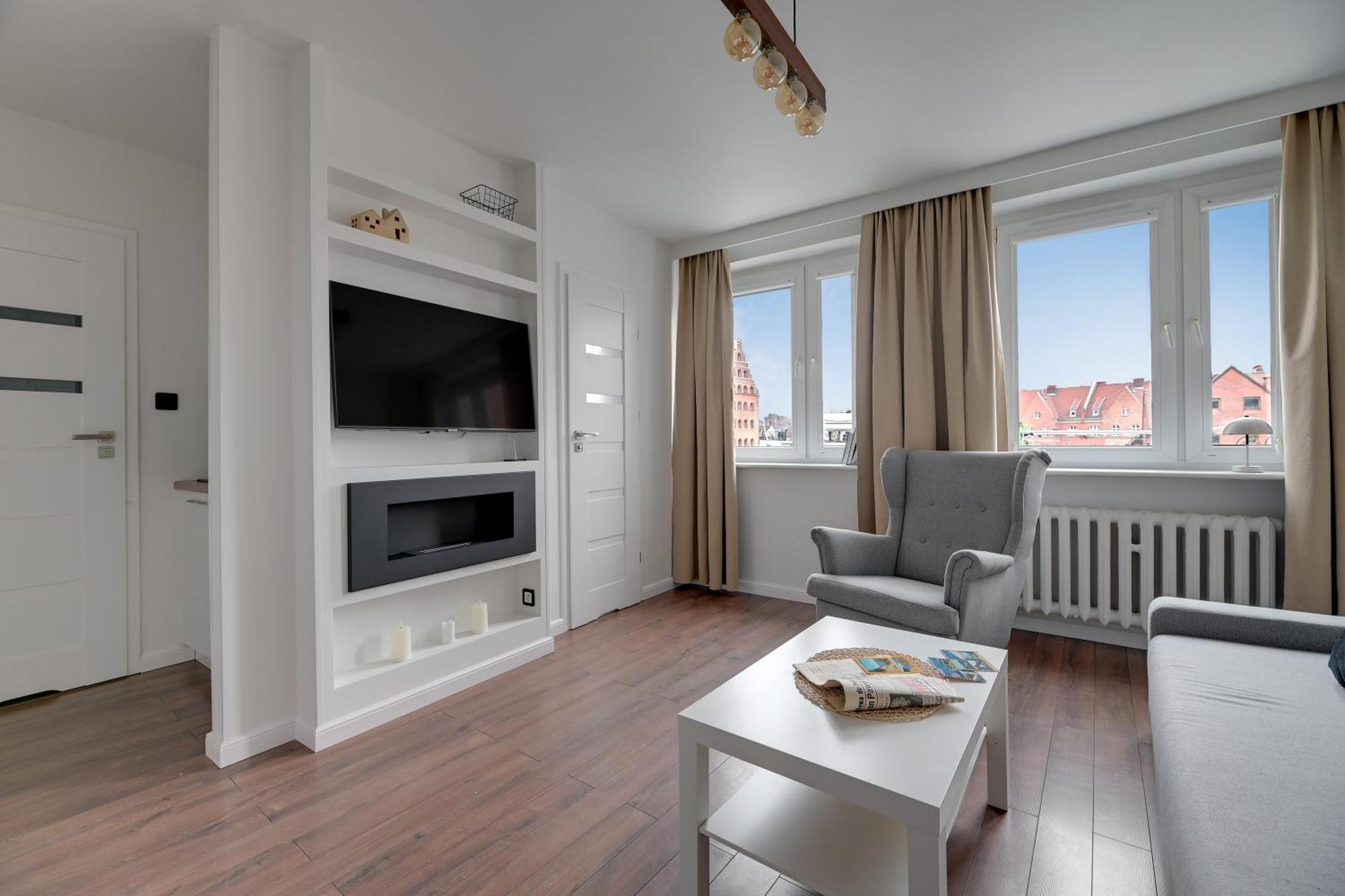 Motlawa Bulvar Residence Z Widokiem Na Rzeke Motlawa By Downtown Apartments 그단스크 외부 사진